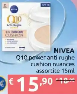 Ipersoap NIVEA Q10 power anti rughe cushion nuances offerta