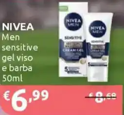 Ipersoap NIVEA Men sensitive gel viso e barba offerta