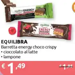Ipersoap EQUILIBRA Barretta energy choco crispy offerta