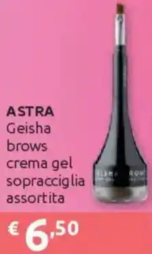 Ipersoap ASTRA Geisha brows crema gel sopracciglia offerta