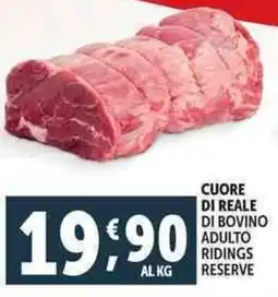 Deco Supermercati Cuore di reale di bovino adulto ridings reserve offerta