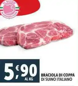 Deco Supermercati Braciola di coppa di suino italiano offerta