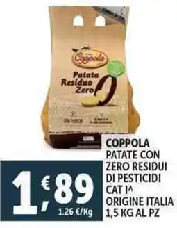 Deco Supermercati Coppola patate con zero residui di pesticidi offerta