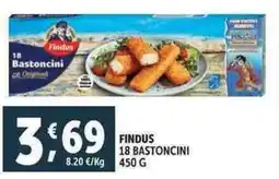 Deco Supermercati Findus 18 bastoncini offerta