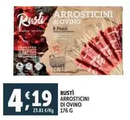 Deco Supermercati Rustì arrosticini di ovino offerta