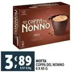 Deco Supermercati Motta coppa del nonno offerta