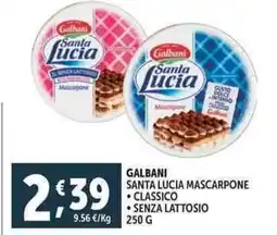Deco Supermercati Galbani santa lucia mascarpone offerta