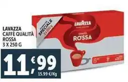 Deco Supermercati Lavazza caffè qualità rossa offerta