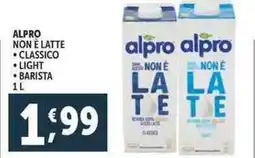 Deco Supermercati Alpro non è latte classico light barista offerta