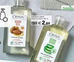 Esselunga Bagno omia aloe o mandorle offerta