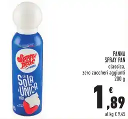 Conad Panna SPRAY PAN offerta