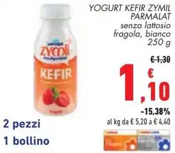 Conad Yogurt kefir zymil PARMALAT offerta