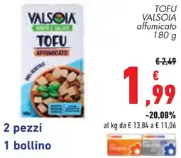 Conad Tofu valsoia affumicato offerta