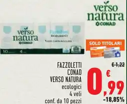 Conad Fazzoletti CONAD VERSO NATURA offerta