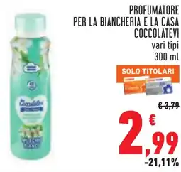 Conad Profumatore per la biancheria e la casa COCCOLATEVI offerta