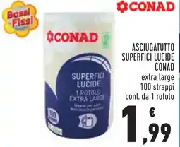 Conad Asciugatutto superfici lucide CONAD offerta