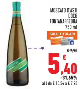 Conad Moscato d'asti DOCG FONTANAFREDDA offerta