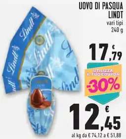 Conad Uovo di pasqua LINDT offerta
