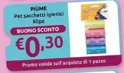 Ipersoap PIÙME Pet sacchetti igienici offerta