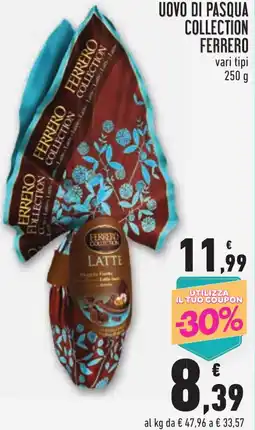 Conad Uovo di pasqua collection FERRERO offerta