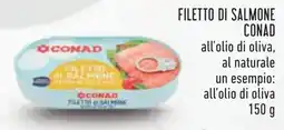 Conad Filetto di salmone CONAD offerta