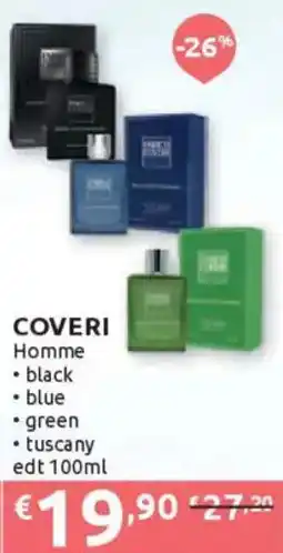 Ipersoap COVERI Homme black, blue, green, tuscany offerta