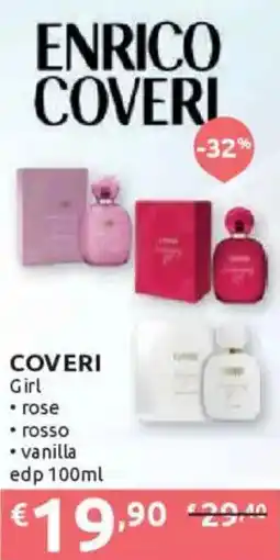 Ipersoap COVERI Girl, rose, rosso, vanilla edp offerta