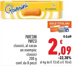 Conad Pavesini PAVESI offerta