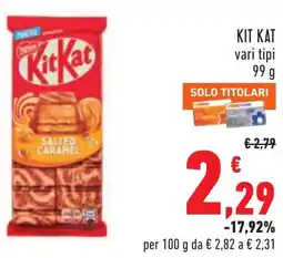 Conad Kit kat offerta