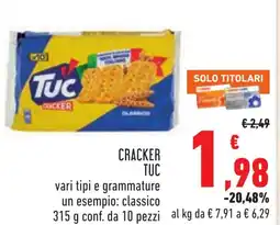 Conad Cracker TUC offerta