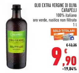 Conad Olio extra vergine di oliva CARAPELLI offerta