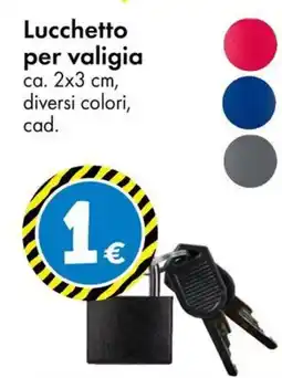 Tedi Lucchetto per valigia offerta