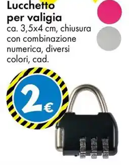 Tedi Lucchetto per valigia offerta