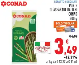 Conad Punte di asparagi italiani CONAD offerta