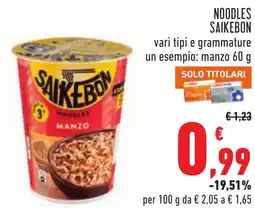 Conad Noodles SAIKEBON offerta