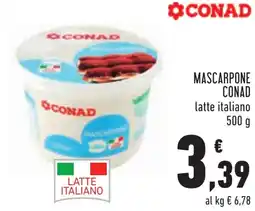 Conad Mascarpone conad latte italiano offerta