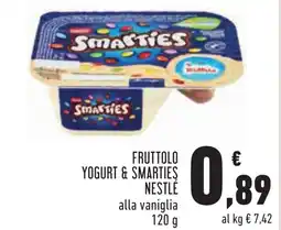 Conad Fruttolo yogurt & smarties NESTLÉ offerta