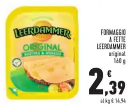Conad Formaggio a fette LEERDAMMER offerta