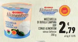 Conad Mozzarella di bufala campana dop CONAD ALIMENTUM offerta