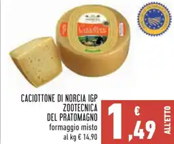Conad Caciottone di norcia IGP del pratomagno offerta