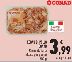 Conad Kebab di pollo CONAD offerta