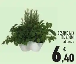 Conad Cestino mix tre aromi offerta