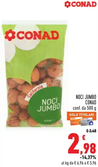 Conad Noci jumbo CONAD offerta