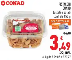 Conad Pistacchi CONAD offerta