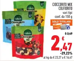 Conad Cioccorito mix COLFIORITO offerta