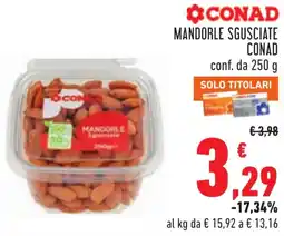 Conad Mandorle sgusciate CONAD offerta