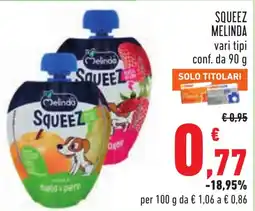 Conad Squeez MELINDA offerta