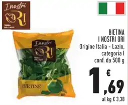 Conad Bietine I NOSTRI ORI offerta