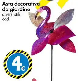 Tedi Asta decorativa da giardino offerta