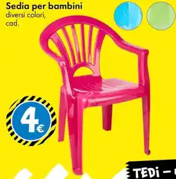 Tedi Sedia per bambini offerta